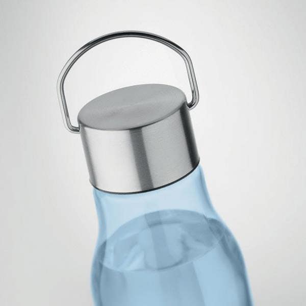 MidOcean Vernal Transparent RPET 600ml Bottle - Transparent Light Blue - 