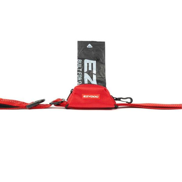 EzyDog Essential Poop Bag Holder in Red
