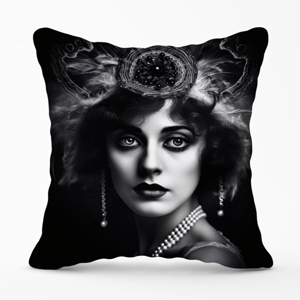 Warren Reed Edwardian Showgirl Splashart Cushions