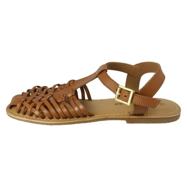 Leather Collection Ladies Leather Collection Summer Beach Holiday Sandals F00455