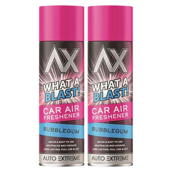 Auto Extreme 2X - What A Blast! Bubblegum Car Air Freshener Spray 500ml