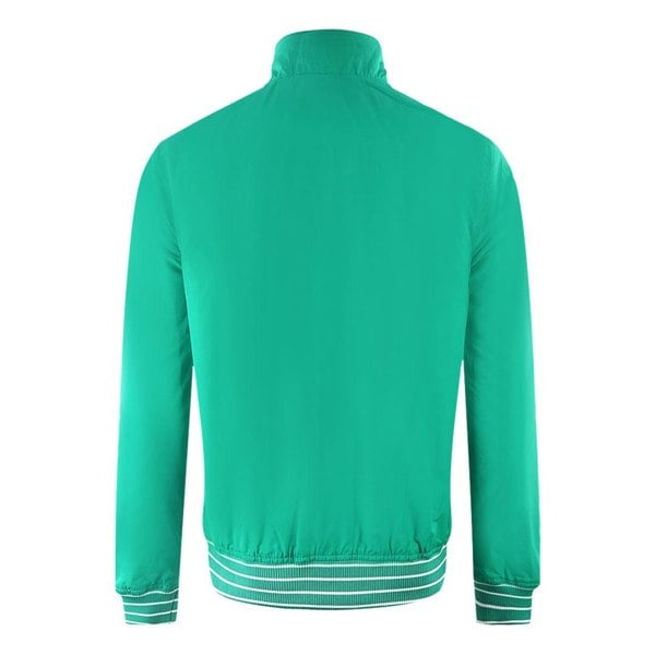 Lyle & Scott Tipped Funnel Neck Salt Jacket - Aqua Green