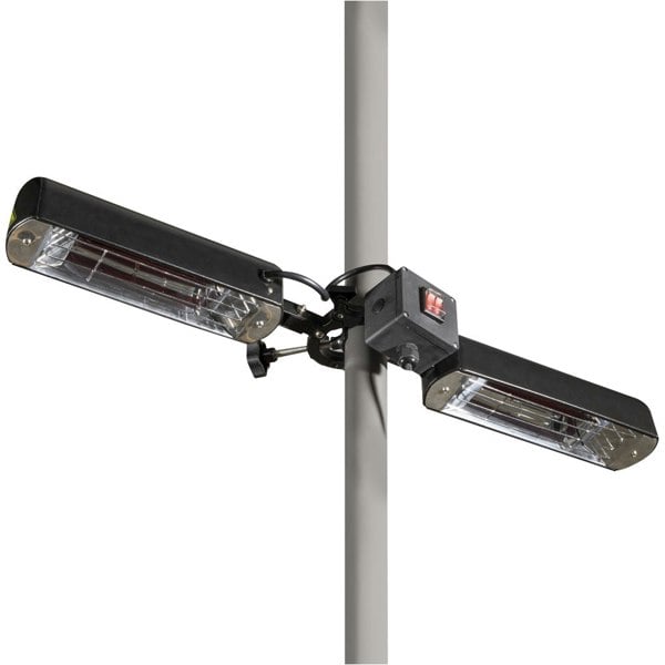 1600W Outdoor Infrared Parasol Heater - Gazebo Dining Table Patio Heater 5m Wire