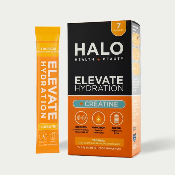 HALO Health & Beauty Elevate Hydration package with a tropical flavour 7 Pack 