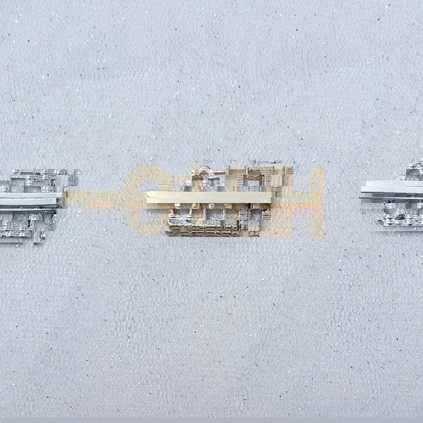 Word Hair Clip Word Hair Slide Diamante Hair Grip Gold Back