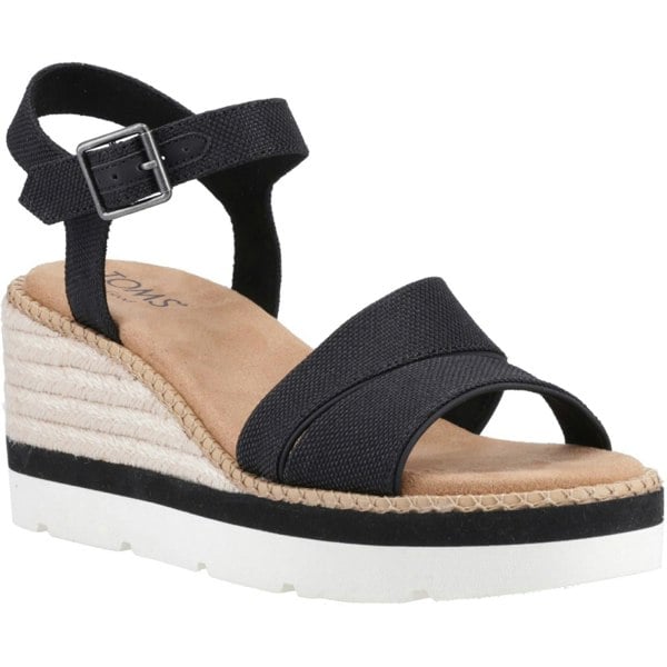 TOMS Darya Polyester Women's Black Sandals