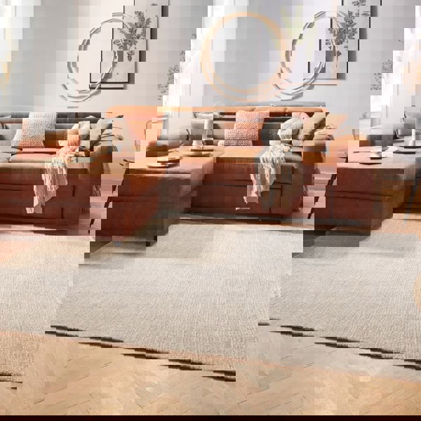 Supersoft Unicolor Short-Pile Beige Rug