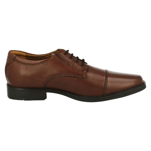 Clarks Mens Clarks Formal Lace Up Shoes Tilden Cap