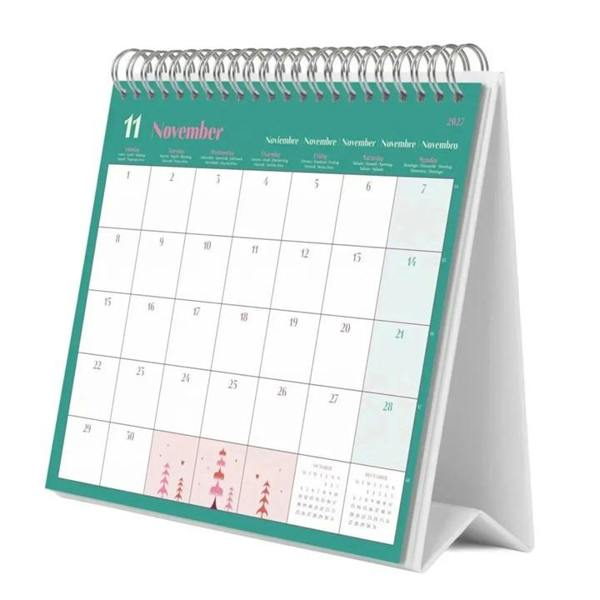 Harry Potter Easel Desk Calendar 2027, Desk Calendars, Month To View, Entertainment, Gift