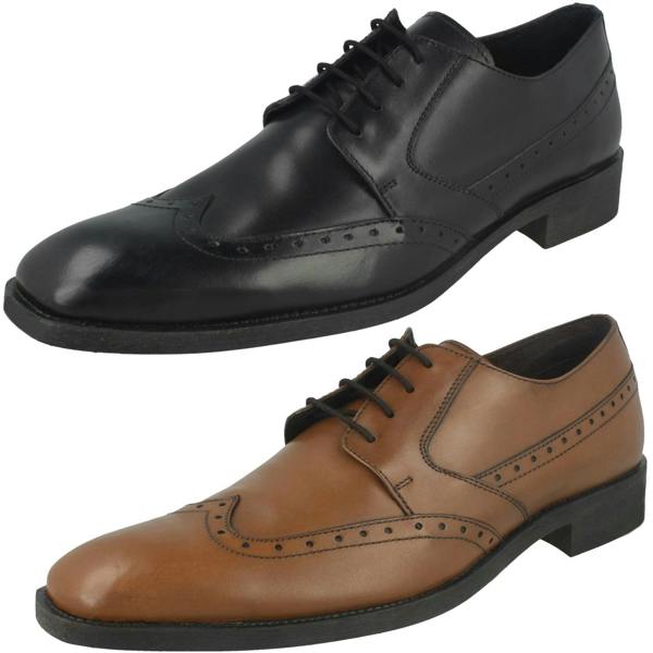 Maverick Mens Maverick Low Heel Lace Up Brogue Shoes