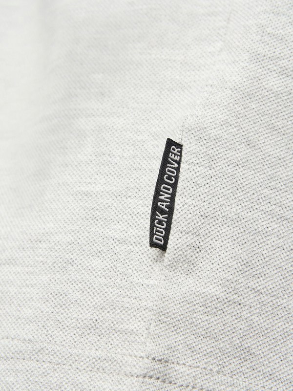 Duck and Cover Keyaan Polo - Grey Marl