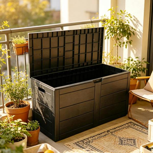 Gr8 Garden 250L Garden Storage Box Outdoor Waterproof Lockable Patio Cushion Tool Toy Chest