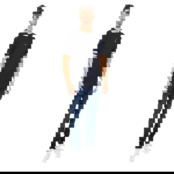 Crosshatch Mens Lamtopi T-Shirt - Navy - 