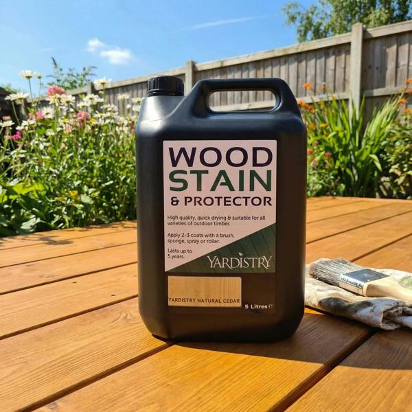 Yardistry Direct ‘Natural Cedar’ Wood Stain & Protector 5L Wood Stain Preserver 1