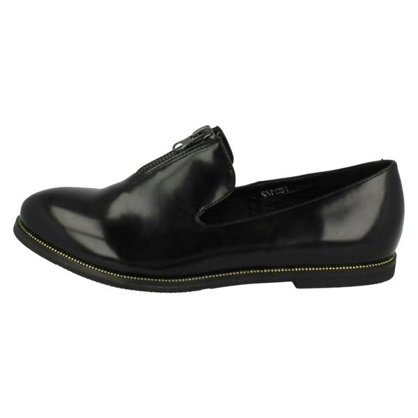 Down to Earth Ladies Down To Earth Zip Detail Loafer
