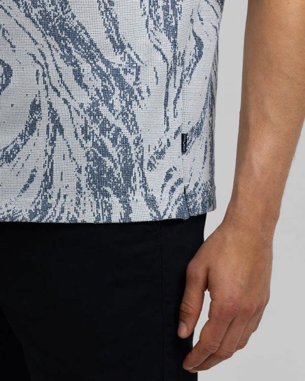 Steel & Jelly Pinner - Wave Effect Short Sleeve Shirt