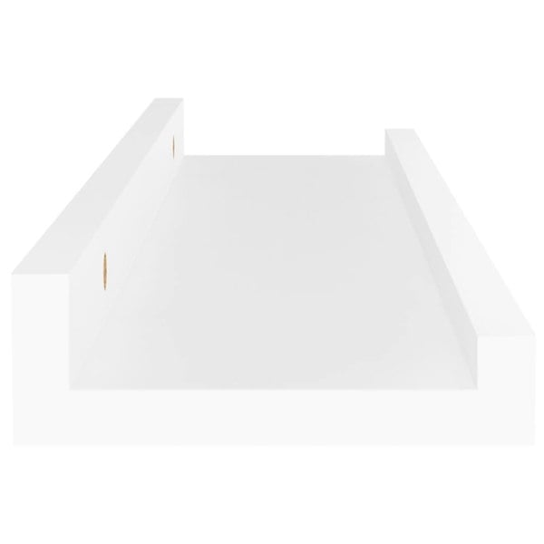 Berkfield Wall Shelves 4 pcs White 40x9x3 cm
