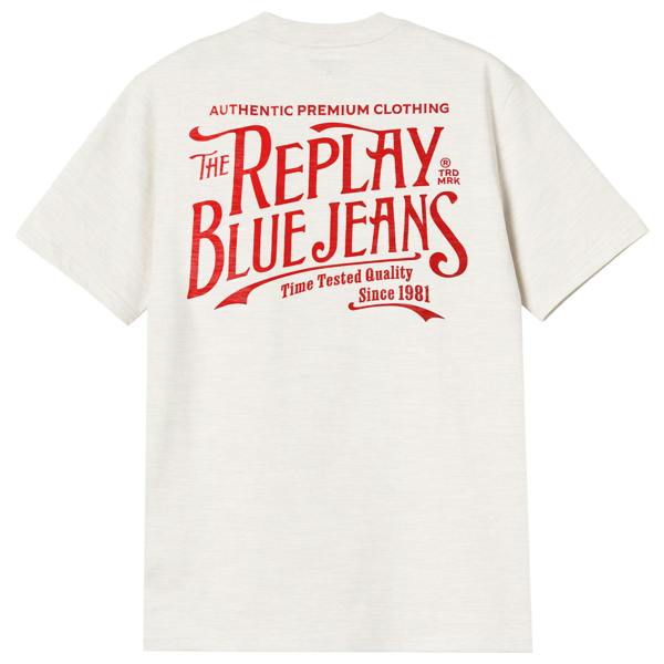 Replay Royal Eagle Back Print T-Shirt