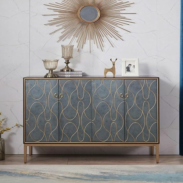 Liana Sideboard, Grey Blue-Weilai Concept-Weilai Concept