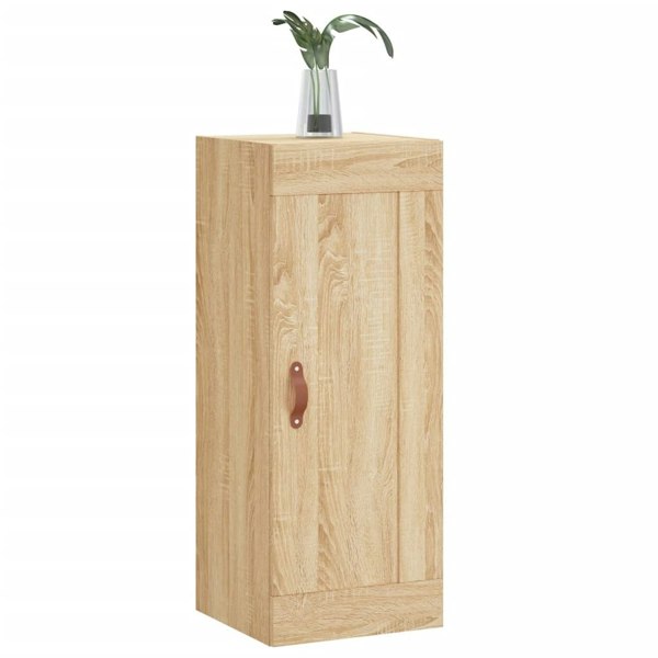 Berkfield Wall Mounted Cabinet Sonoma Oak 34.5x34x90 cm Engineered Wood