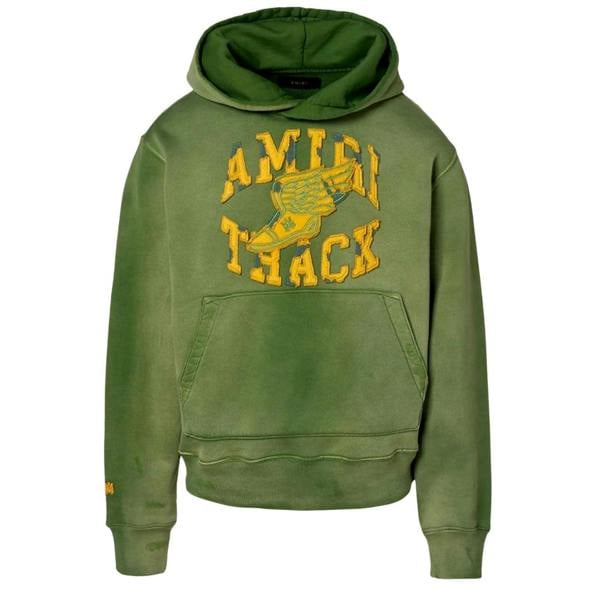 Amiri Track Hoodie Green