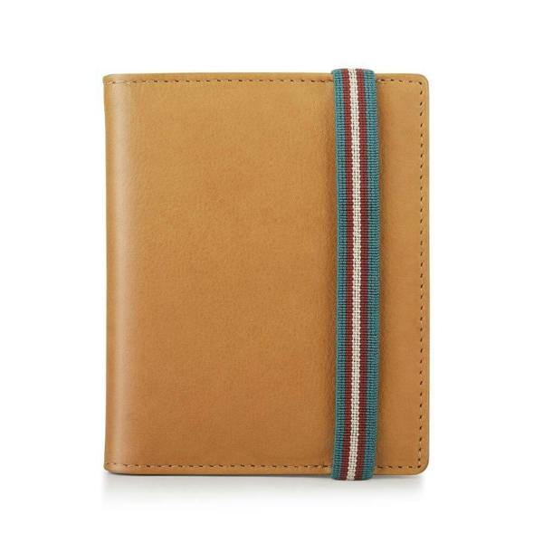 PRIMEHIDE Men's Slim Leather Card Holder Wallet with RFID Elliot Hudson