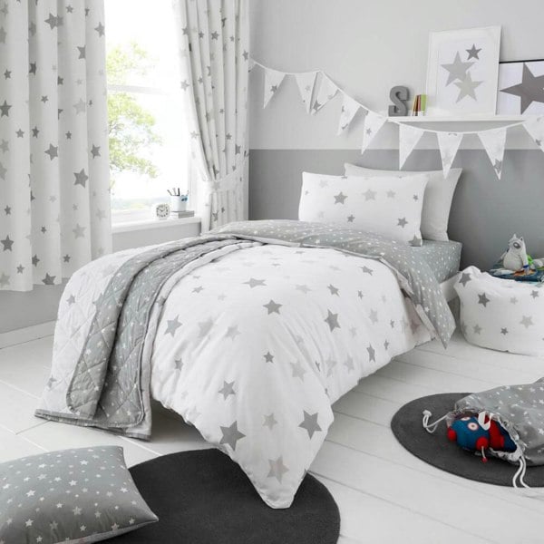 Multi Stars Bedding Kids Bedding - Happy Linen Company