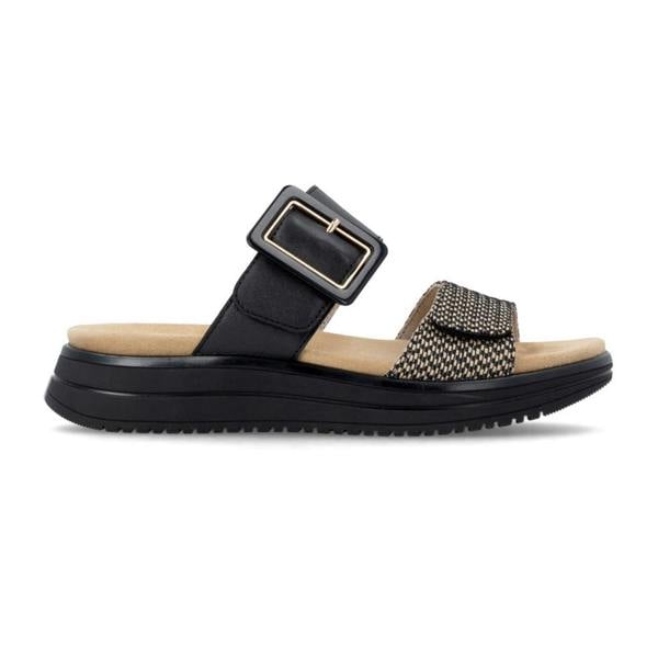 Remonte D1J61 Cross Strap Sandals   in  Black