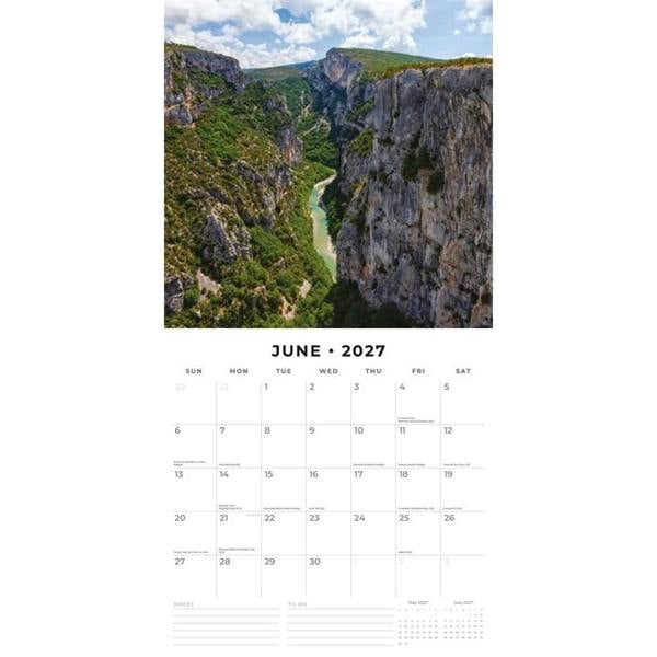 Provence Calendar 2027, Wall Calendars, Month To View, Travel, Gift