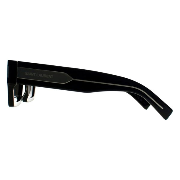 Saint Laurent Sunglasses SL572 001 Shiny Black with Silver Grey