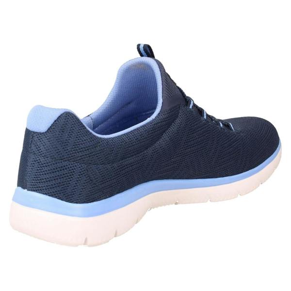 Skechers Ladies Skechers Memory Foam Vegan Trainers Artistry Chic 150119