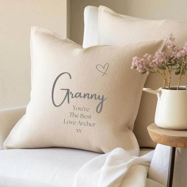 Personalised Grandma - Granny Cushion, Mothers Day Gift, Birthday