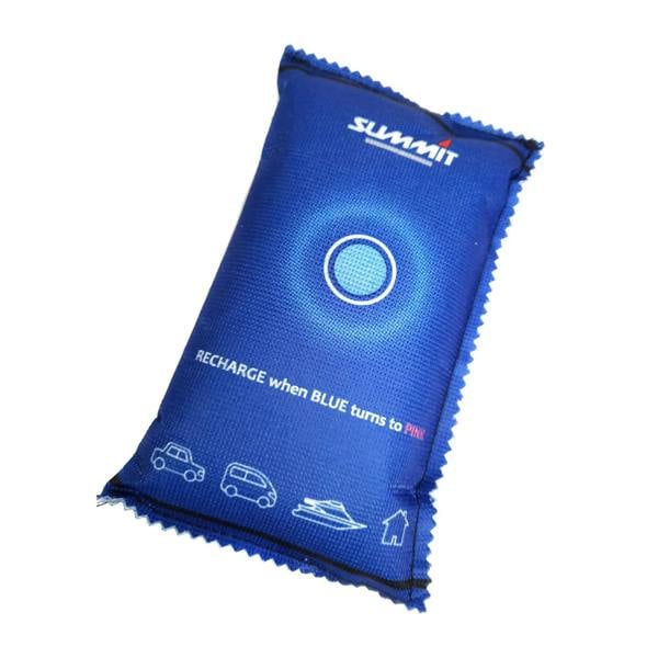 Summit 2 x Reusable Car Dehumidifier Clear Windscreen Damp Moisture Absorbing Bag, Ideal for Car, Caravan, Campervan, Motorhome & Home