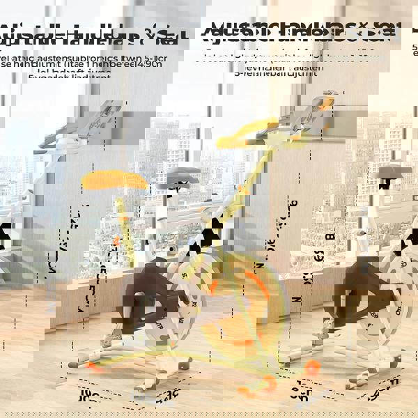 CENTRA Magnetic Exercise Bike Smart Indoor Cycling Bike Home Gym Cardio Trainer