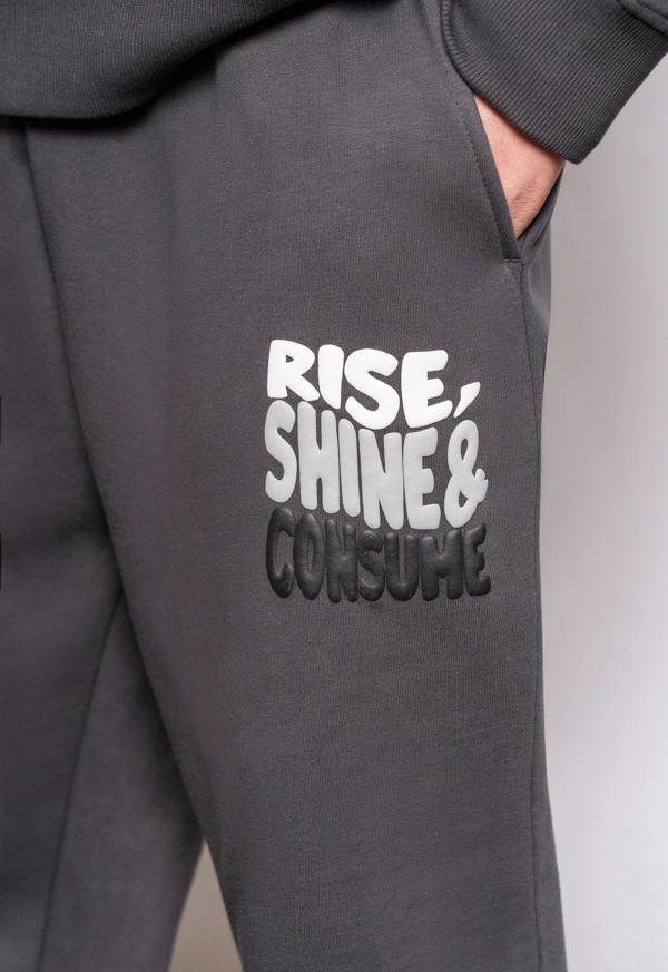Fresh Couture Rise Jogger - Charcoal Grey