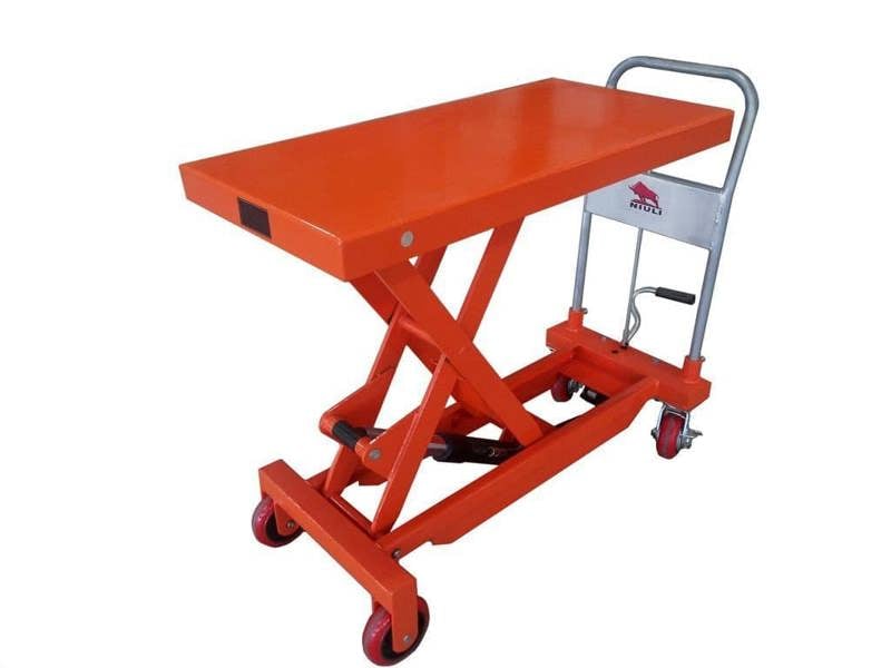 750KG Lift Table - Lifting Trolley Bench Workshop Garage Tools Mobile Scissor
