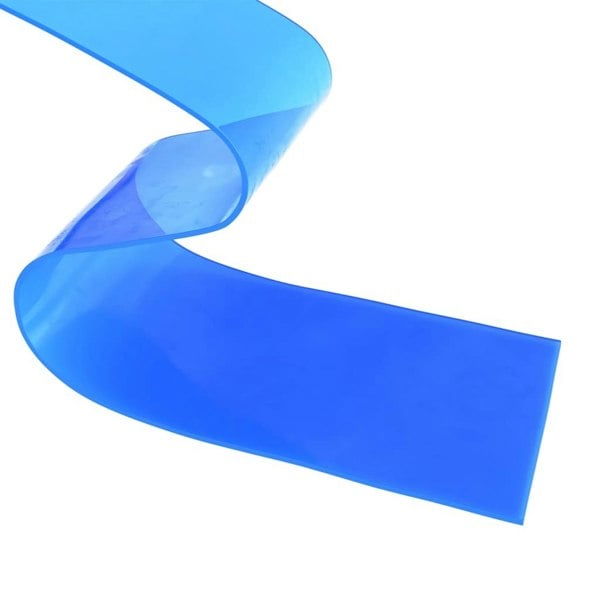 Berkfield Door Curtain Blue 200 mmx1.6 mm 25 m PVC
