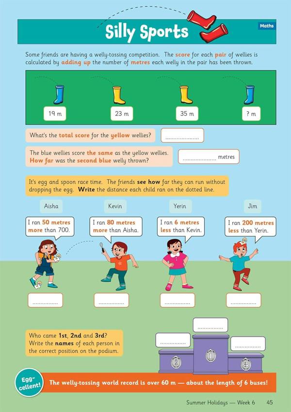 KS2 Summer Holidays Activity Workbook Bundle – for kids between Year 3 and Year 4 (Ages 7-8) CGP