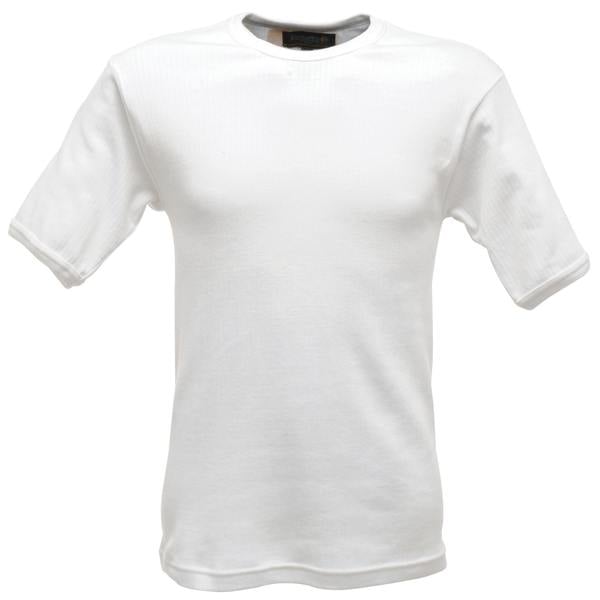 Regatta Professional Mens Thermal Short-Sleeved Base Layer Top - White