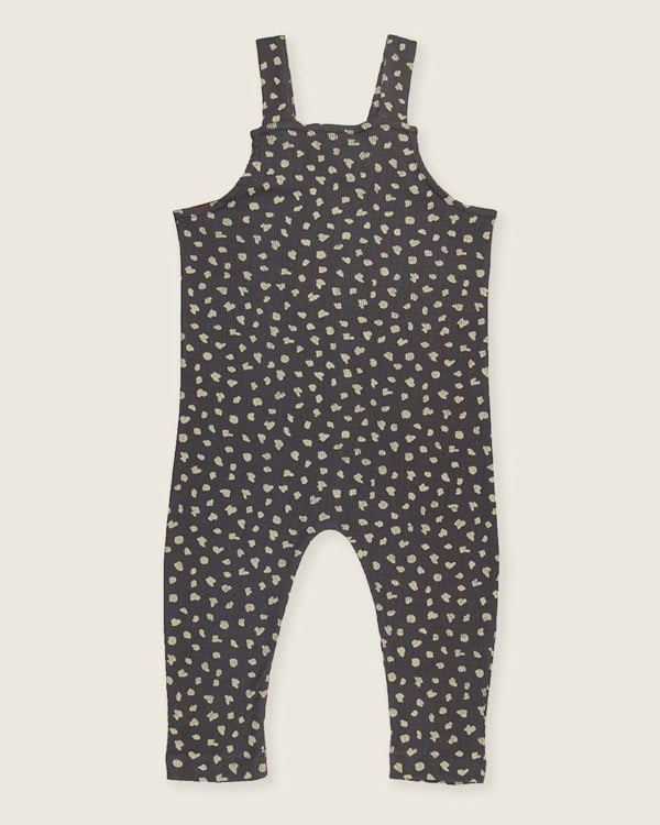 organic cotton Charcoal Grey Animal Print Dungarees - image 5
