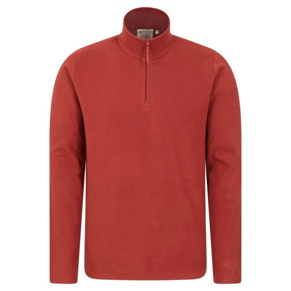 Mountain Warehouse Mens Camber II Half Zip Fleece - Red