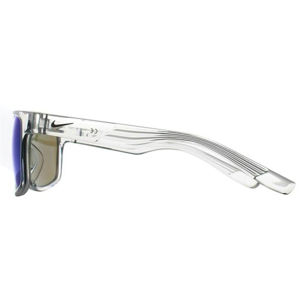 Nike Sunglasses Cruiser MI EV0834 914 Crystal Clear Frozen Blue Mirror