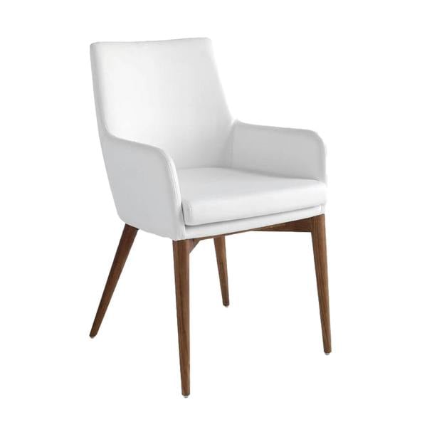 Angel Cerdá White Leatherette Chair 4006