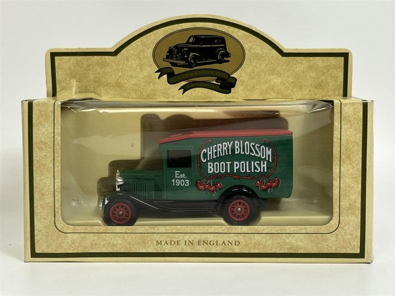 MCSlots Cherry Blossom Boot Polish Truck 1903 Days Gone Lledo CBBP01D B2