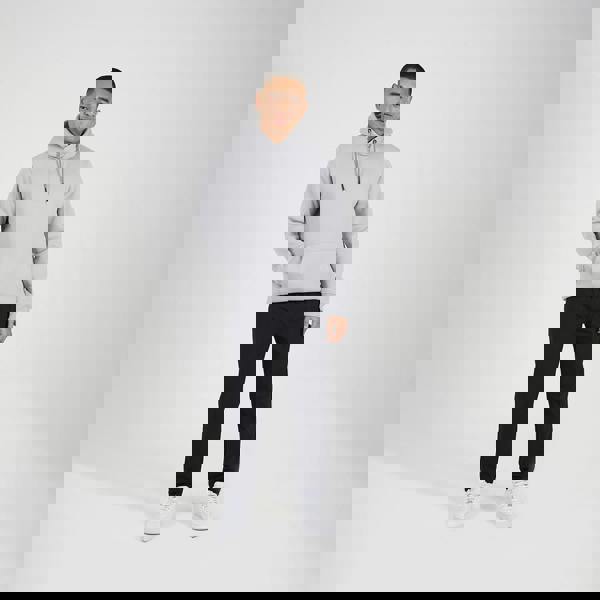 Brave Soul Grey Hoodie With Kangaroo Pocket - Grey Image 3