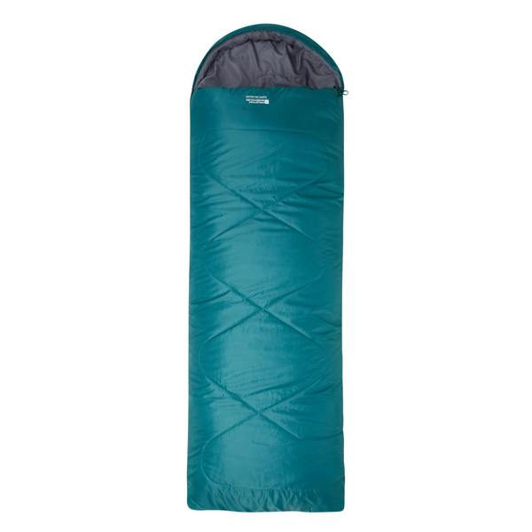 Mountain Warehouse Summit 250 Right Zip Winter Sleeping Bag - Petrol - 