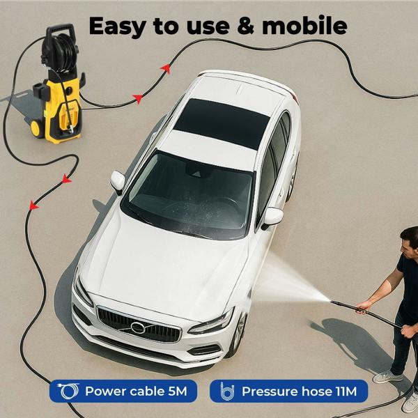 Traderight Electric Pressure Washer 3500PSI High Power Jet Car Cleaner Garden
