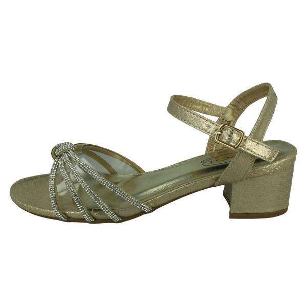 Spot On Girls Spot On Ankle Strap Diamante Sandals H1121
