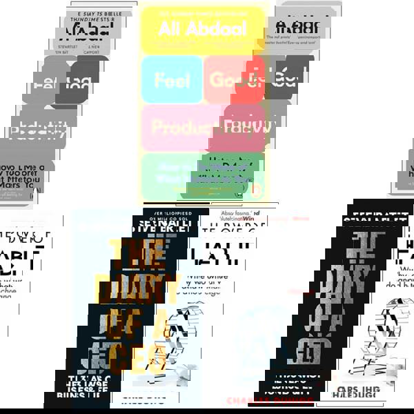 Feel-Good Productivity, The Diary of a CEO, Power of Habit 3 Books Collection Set