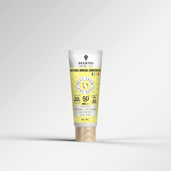 BEE&YOU Skincare Natural Mineral Sunscreen for Kids SPF 50 +